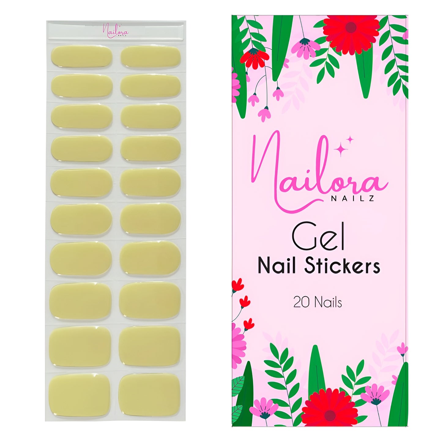 Creamy Yellow - Gel Nail Strip