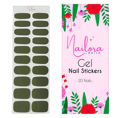 Army Green - Gel Nail Strip